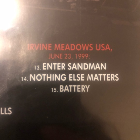 Metallica: The Early Days (DVD, 2012) Reading Festival 1997, Irvine Meadows 1999 - Picture 4 of 9